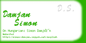 damjan simon business card